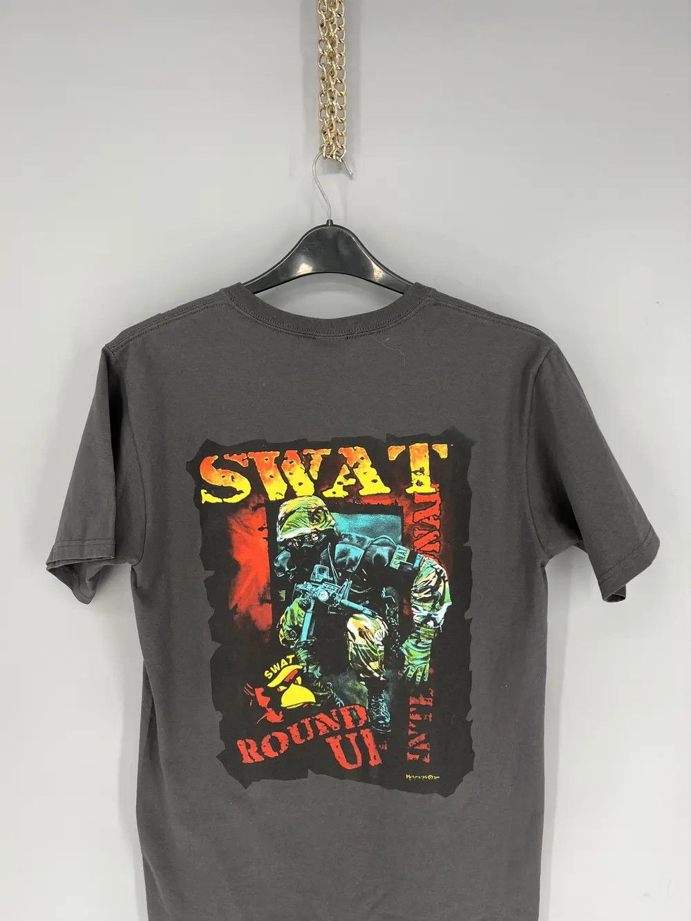 Vintage Vintage Y2K Police SWAT Movie Promo Tee Shirt Faded Size US M / EU 48-50 / 2 - 9 Thumbnail