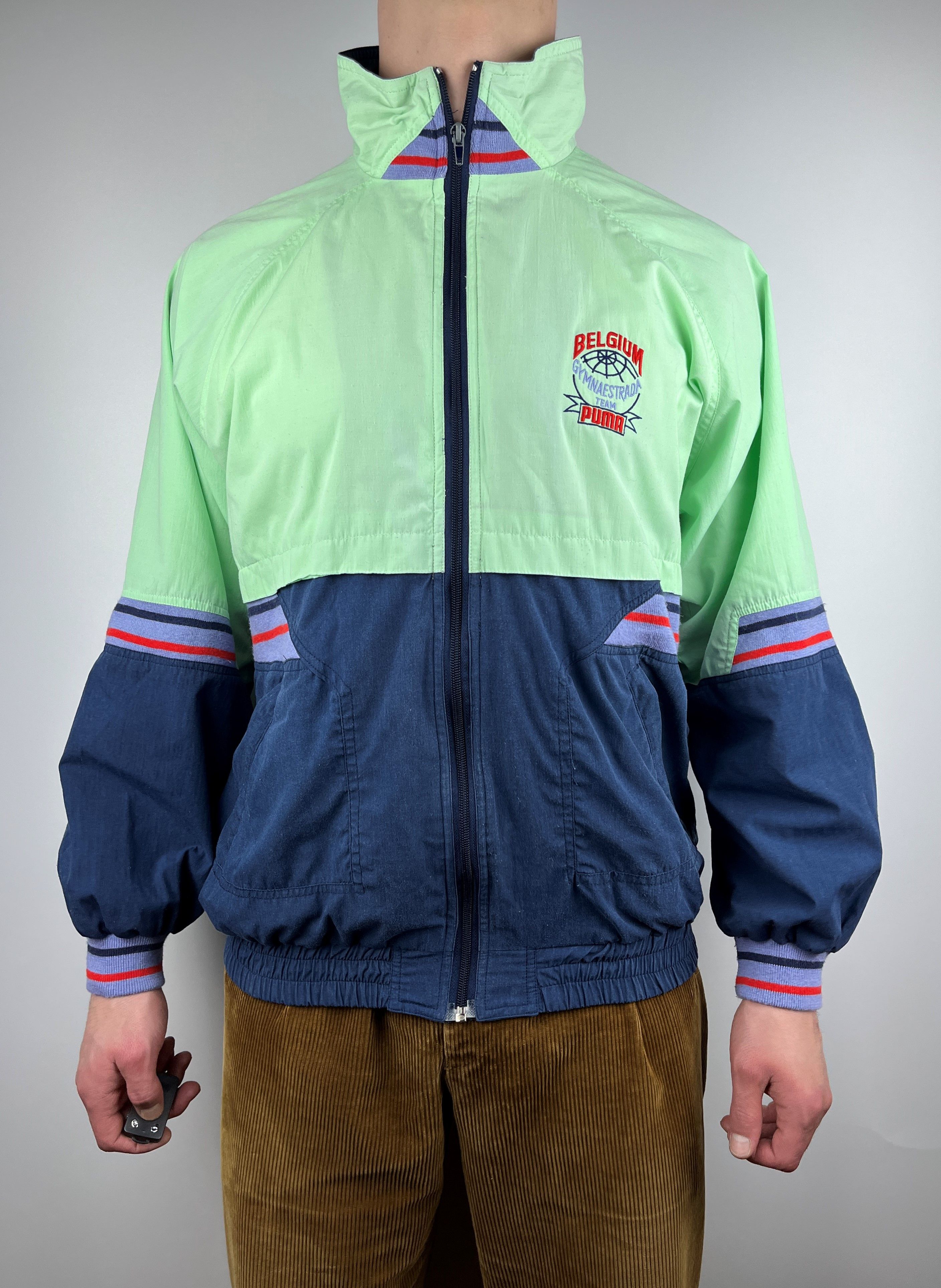 Puma 90's Puma Vintage Belgium Gymnaestrada Team Track Jacket Size US L / EU 52-54 / 3 - 2 Thumbnail