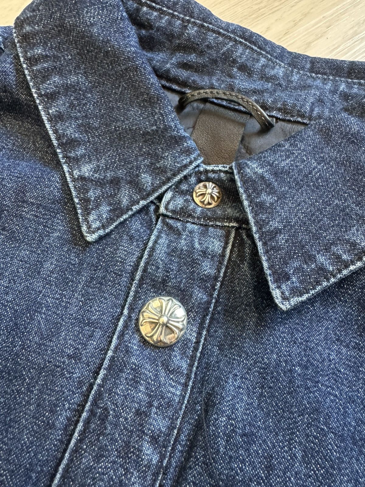 Chrome Hearts Chrome Hearts Work’n Denim Lucky Patch Padded Shirt Size US L / EU 52-54 / 3 - 6 Thumbnail