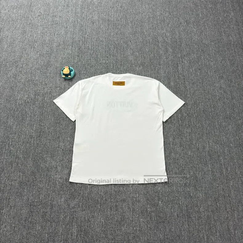 Louis Vuitton Louis Vuitton White and green slogan knitted short sleeve Size US M / EU 48-50 / 2 - 8 Thumbnail