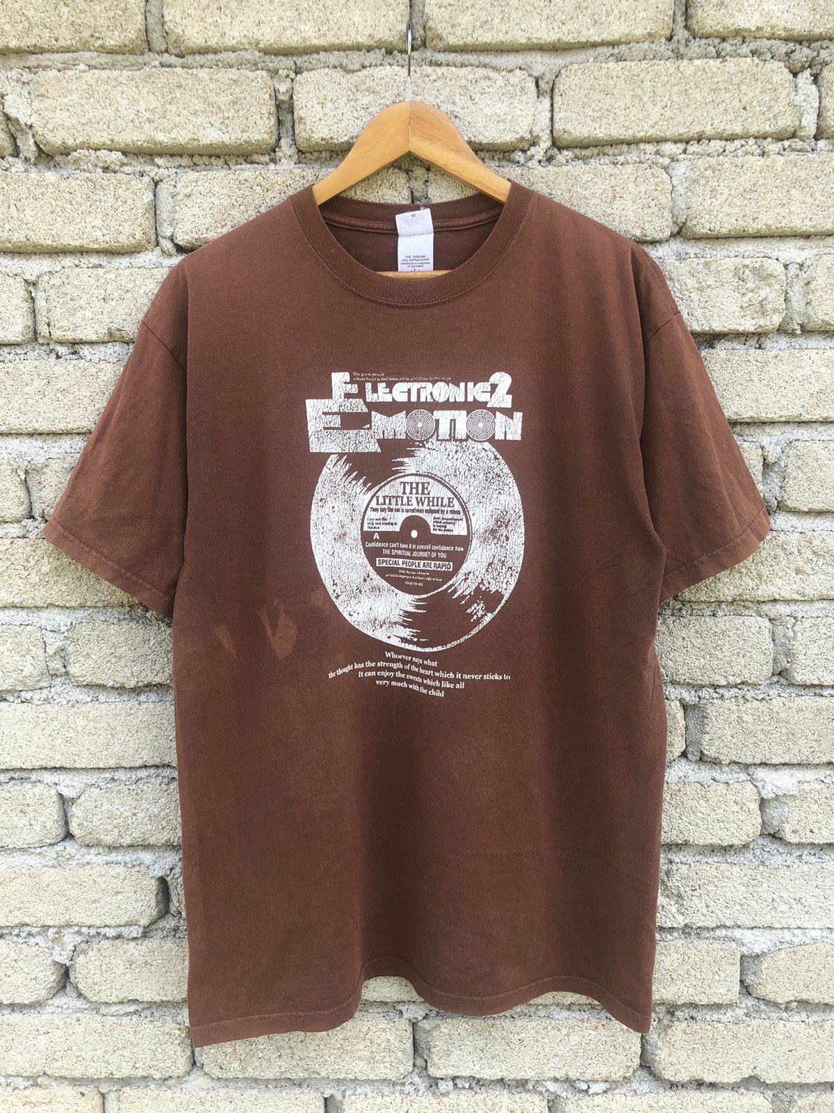 Vintage Vintage 90s Electonic Emotion The Little While Vinyl Record Size US L / EU 52-54 / 3 - 1 Thumbnail