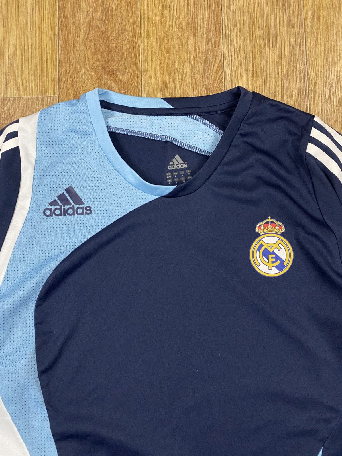 Adidas Adidas Real Madrid 2007-08 Formotion Training Soccer Jersey Size US L / EU 52-54 / 3 - 2 Thumbnail