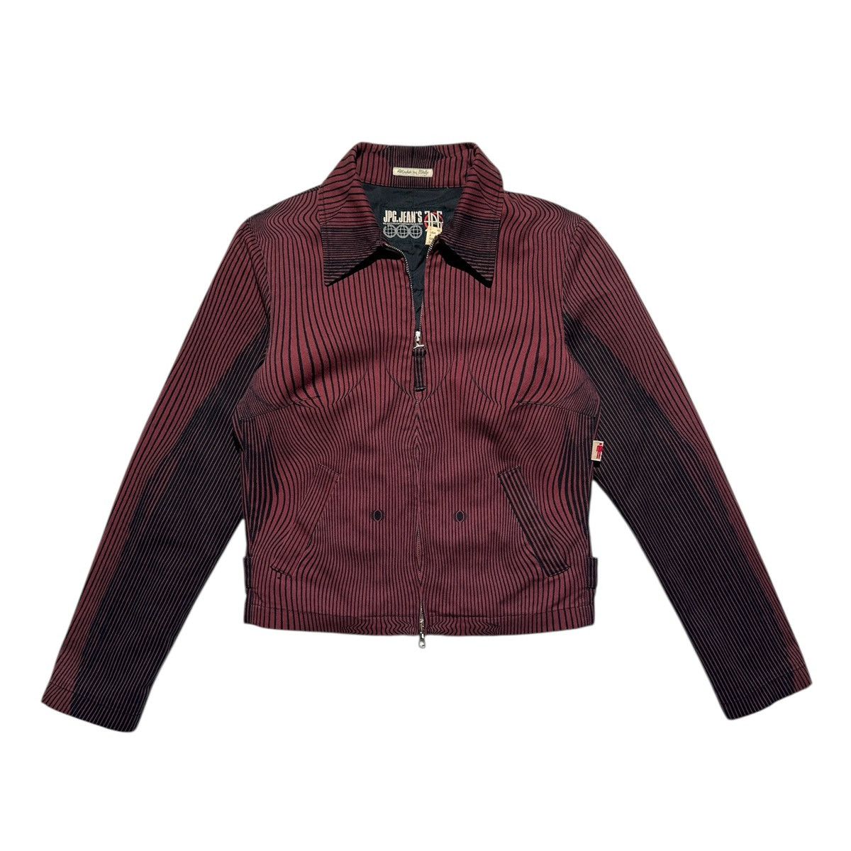 Jean Paul Gaultier Cyberbaba illusion lines jacket Size US S / EU 44-46 / 1 - 1 Thumbnail