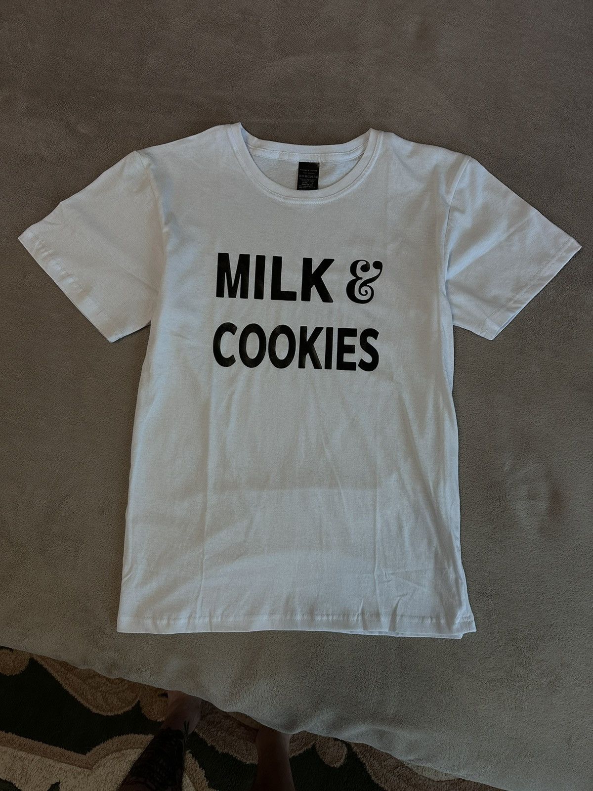 image of Number N Ine Number (N)Ine Milk & Cookies Shirt in White, Men's (Size Medium)