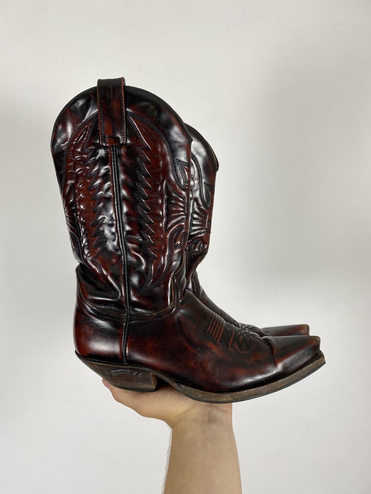 Sendra Sendra Style 2073 Cuervo Leather Western Cowboy Boots Size US 8 / EU 41 - 2 Thumbnail