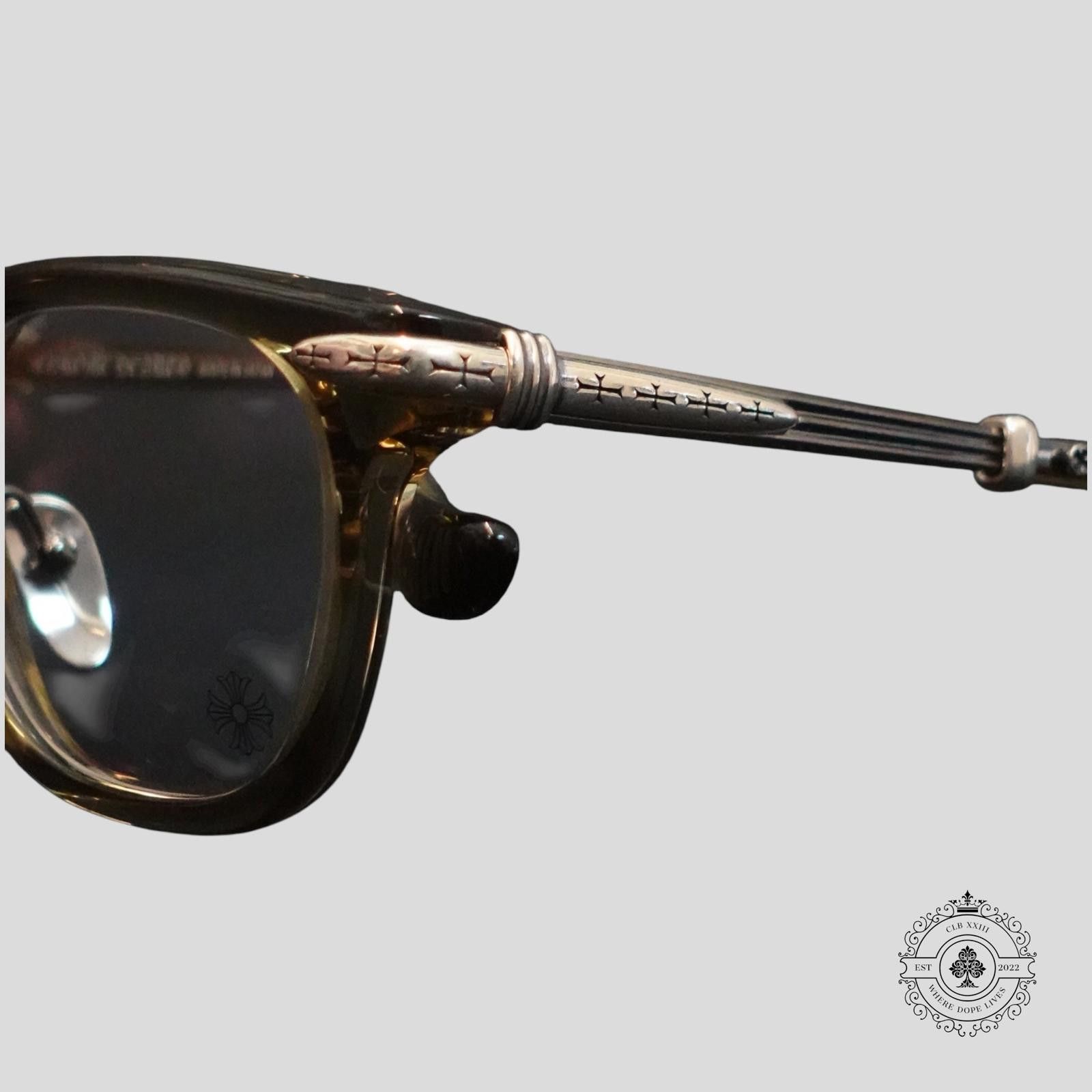 Chrome Hearts Chrome Hearts Titanasluvr Glasses in Grey/Silver Size ONE SIZE - 3 Thumbnail