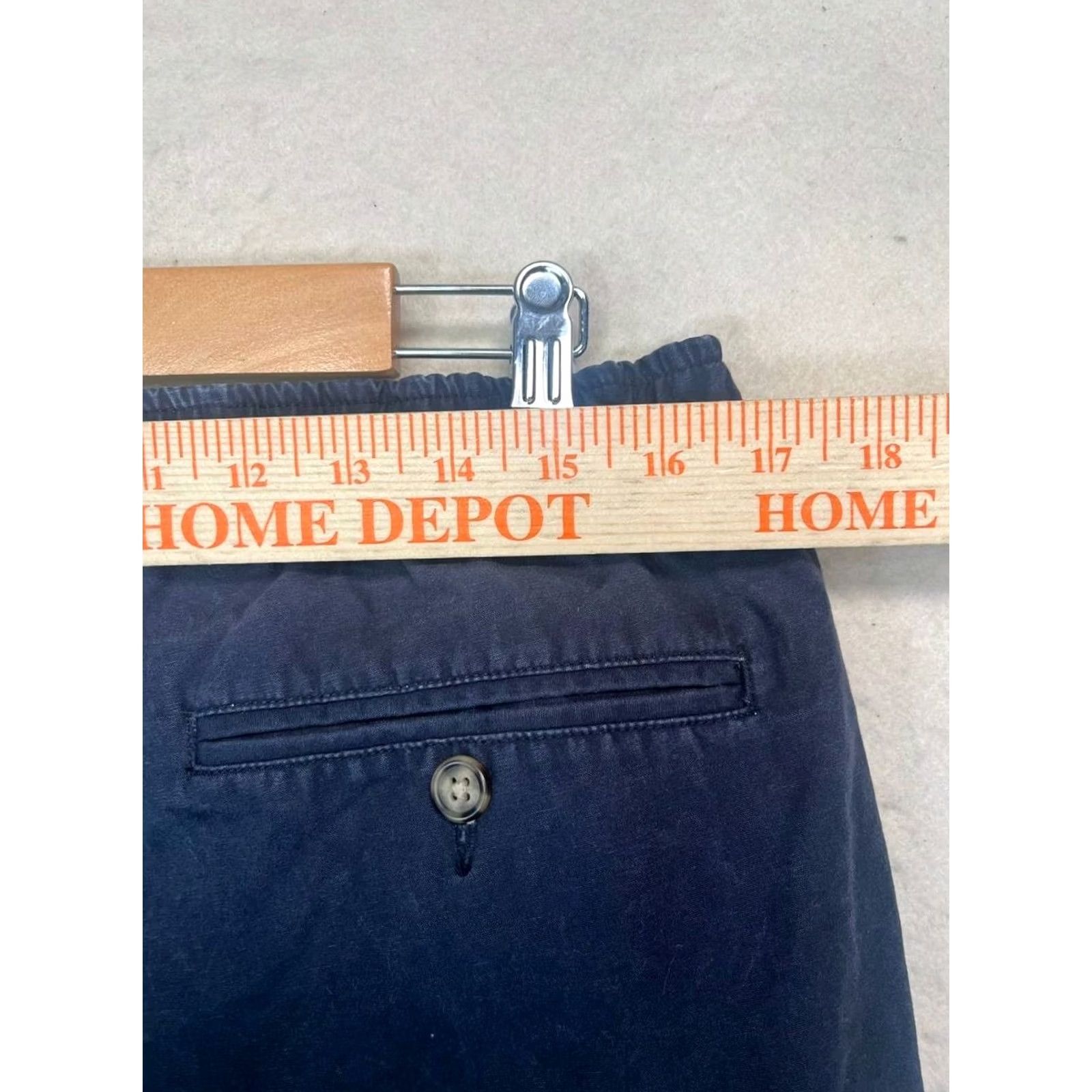 Vintage L.L. Bean Chino Pants Men Blue Cotton Size M Regular Inseam 30 High Rise Straight Leg Pants Mens Blue Chino Size US 31 - 3 Thumbnail
