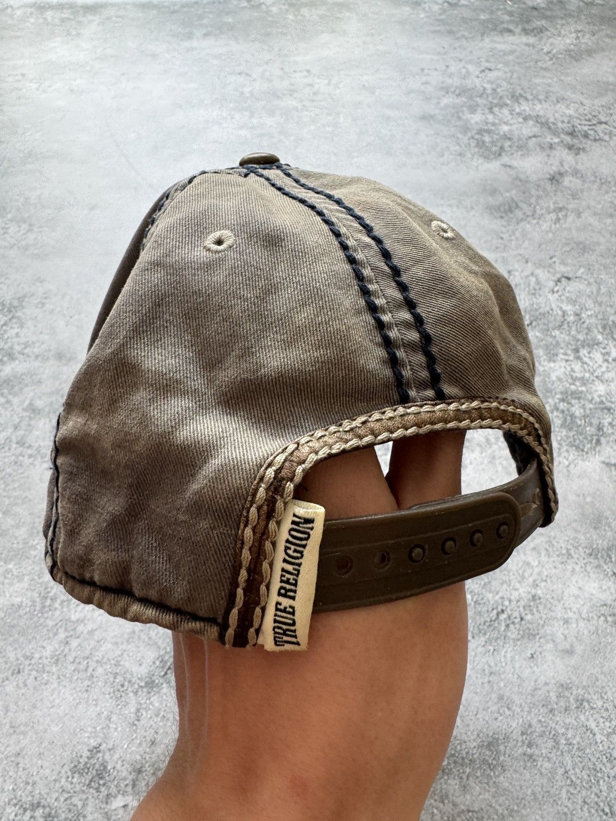 True Religion × Vintage Vintage True Religion Cap OS Size ONE SIZE - 5 Thumbnail