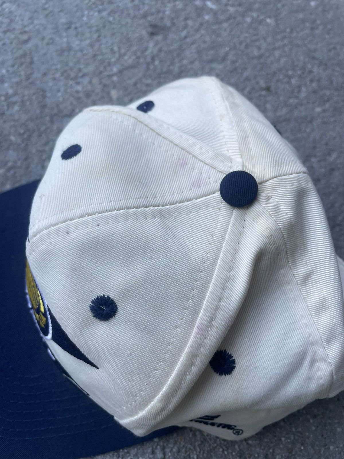 Logo Athletic × NBA × Vintage 1990's Logo Athletic Indian Pacers Sharktooth hat Size ONE SIZE - 4 Thumbnail