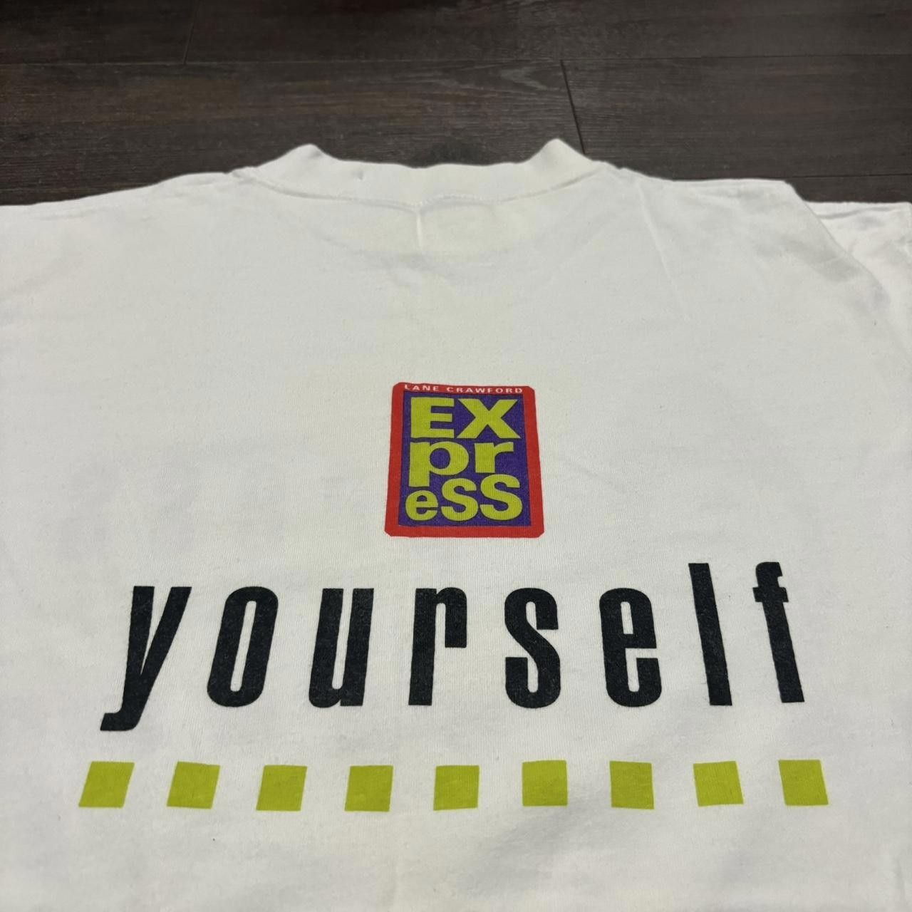 Designer Vintage Express Yourself T Shirt 90s Large Size US L / EU 52-54 / 3 - 6 Thumbnail