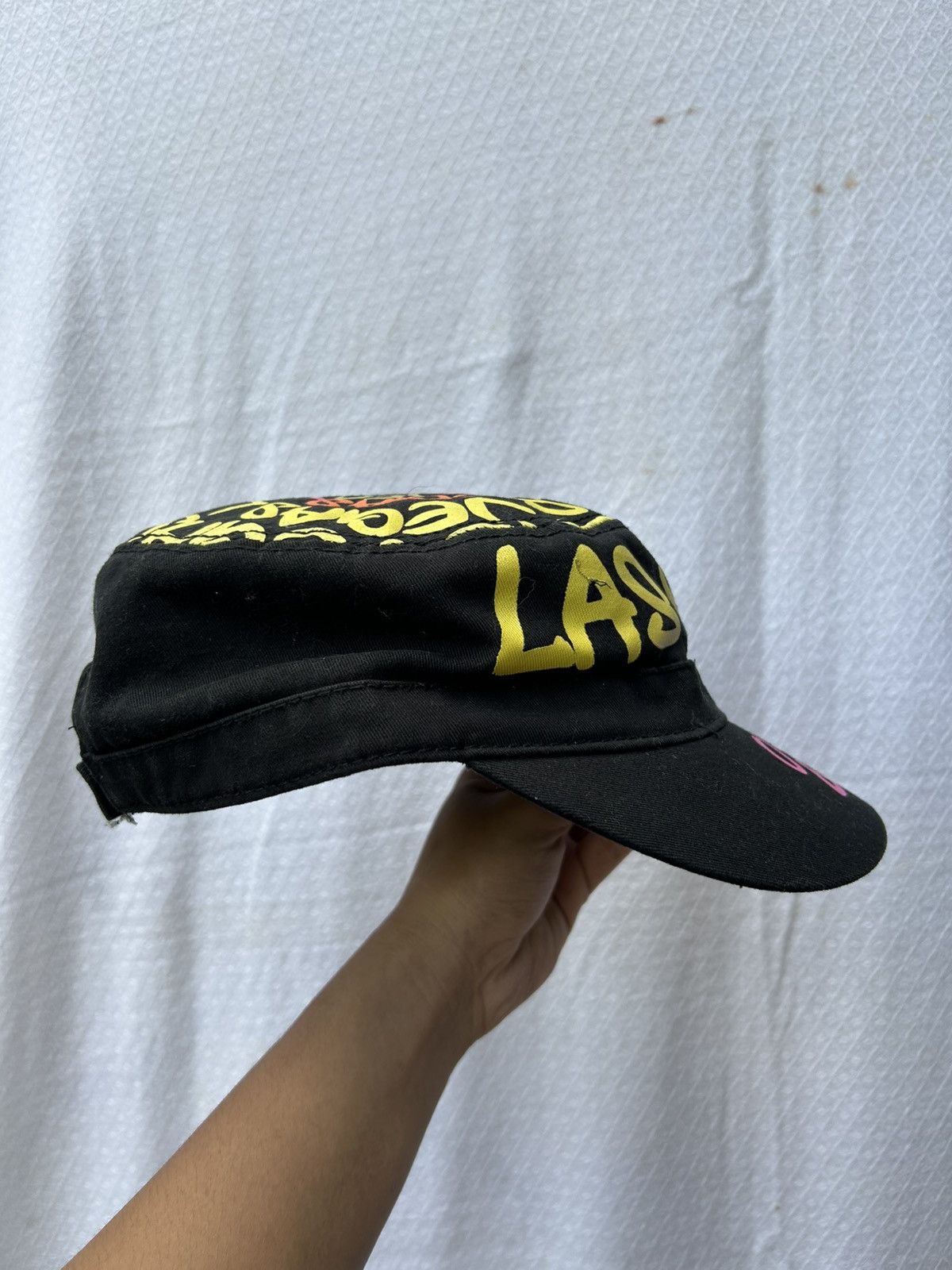 If Six Was Nine × Japanese Brand × Le Grande Bleu (L.G.B.) Robin Ruth Japanese Poem Las Vegas Cadet Hats Size ONE SIZE - 5 Thumbnail