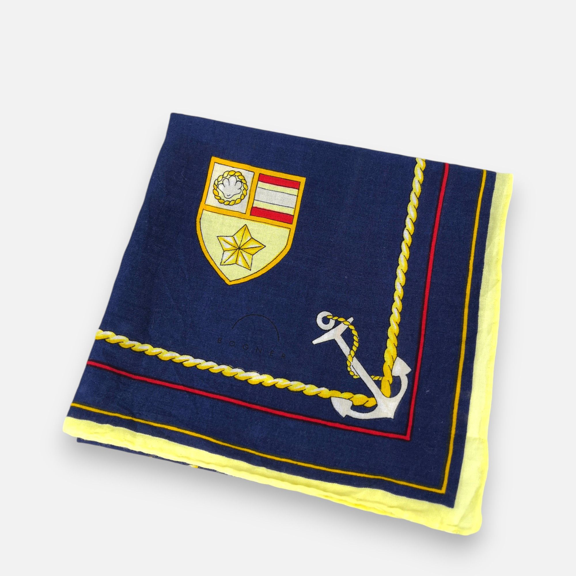 Japanese Brand Vintage Napoleon Sailing Handkerchief Pocket Square Bandana Size ONE SIZE - 2 Thumbnail
