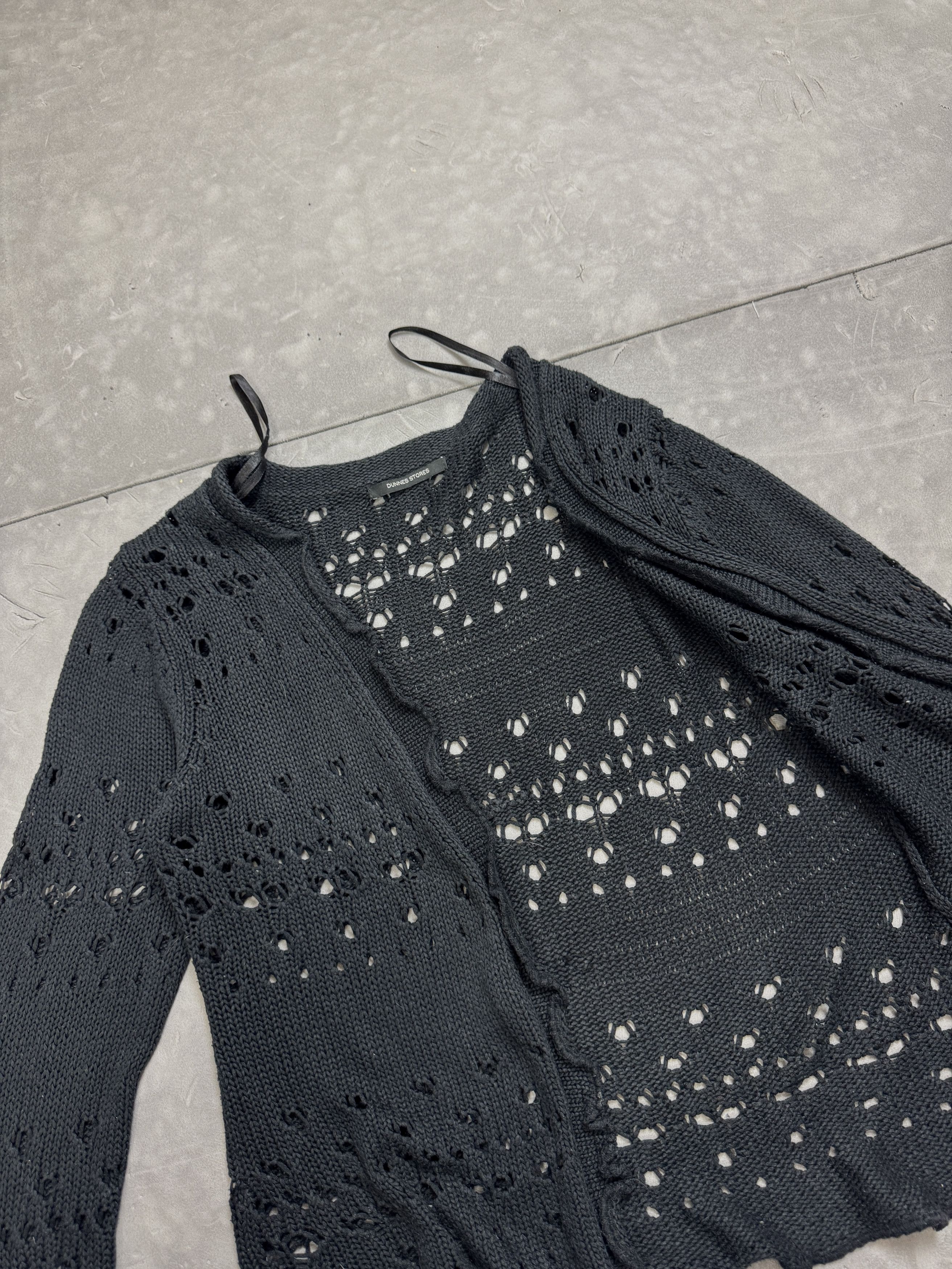 Dunnes Dunnes Stores navy black sweater cardigan retro 90s Size S / US 4 / IT 40 - 9 Thumbnail