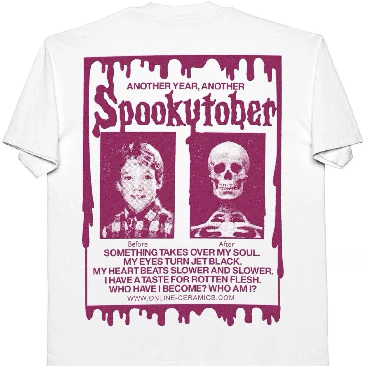 Online Ceramics S Online Ceramics Spookytober I Had a Bad Acid Trip T Shirt Size US S / EU 44-46 / 1 - 2 Thumbnail