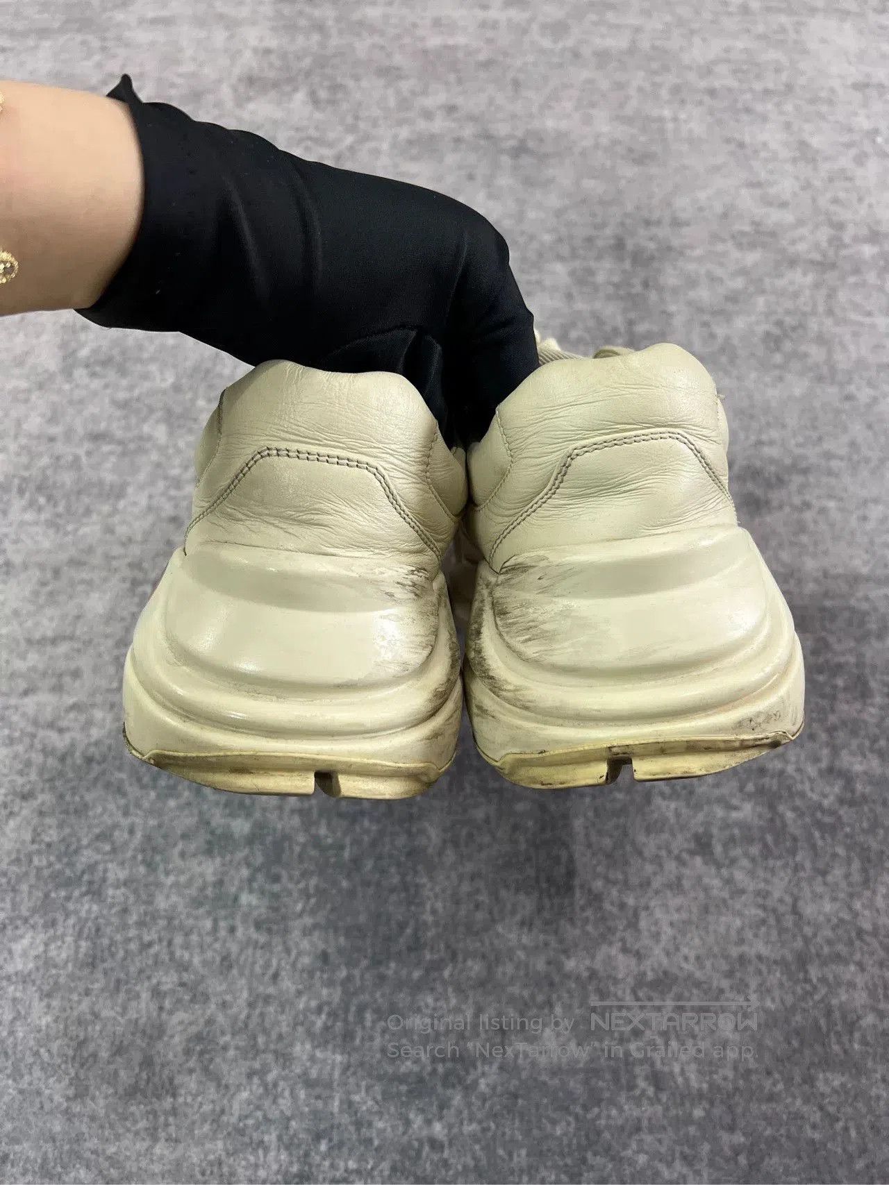 Gucci gucci dad sneakers in beige with logo. Size US 7.5 / EU 40-41 - 5 Thumbnail