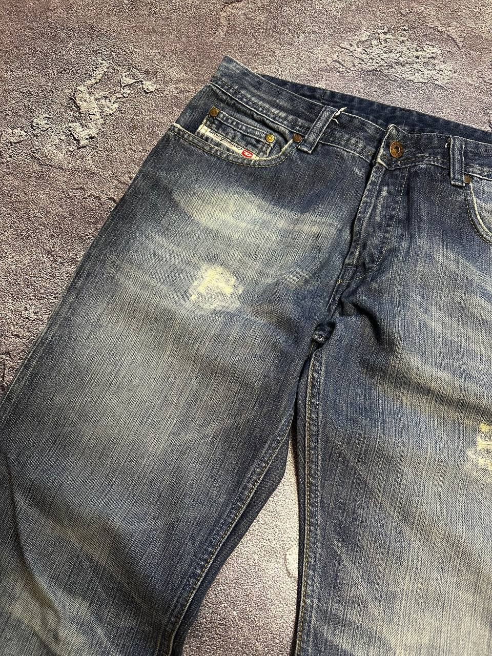 Diesel × If Six Was Nine × Japanese Brand Vintage Diesel Jeans Big Logo Distressed Baggy japanese 90s Size US 32 / EU 48 - 14 Thumbnail