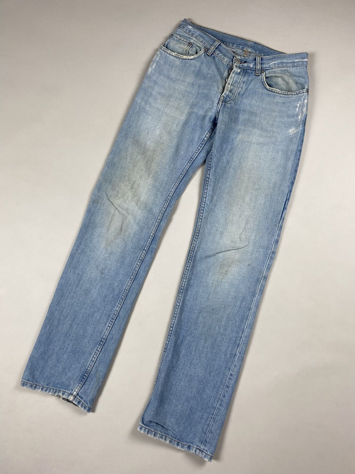 Helmut Lang Helmut Lang Vintage Men’s Distressed Denim Jeans Size 29 / S Size US 29 - 4 Thumbnail