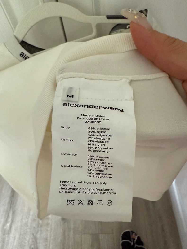 Alexander Wang Alexander Wang Fitted Long Sleeve Top- Size S / US 4 / IT 40 - 2 Thumbnail