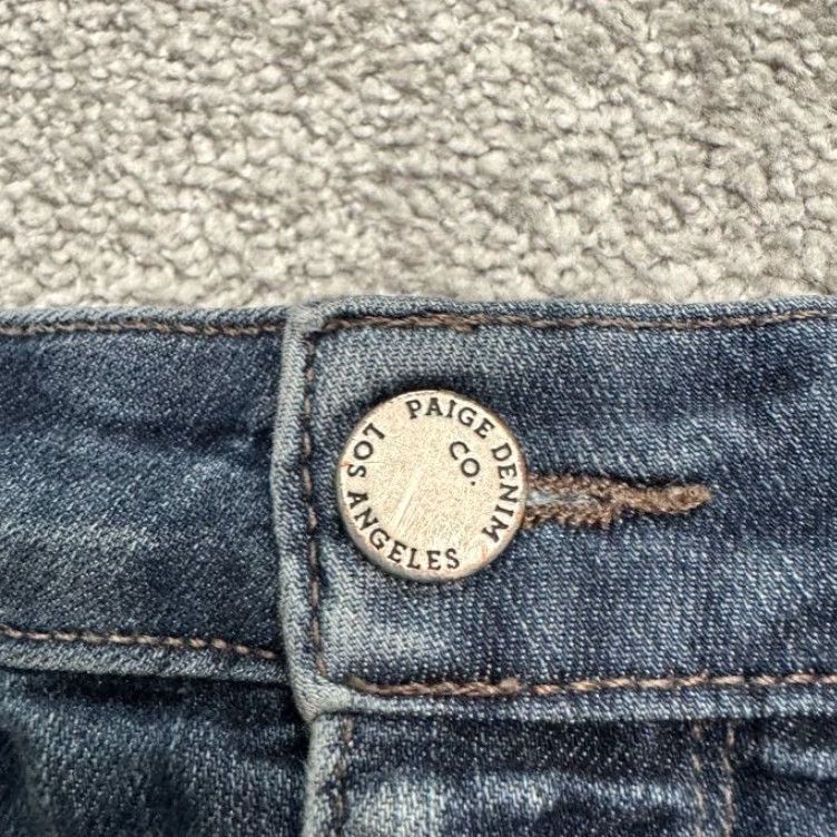 Paige Paige Skyline Jeans Womens 28 Denim Blue Mid Rise Skinny 5-Pocket Regular Inseam 30 inches City Streetwear Modern Casual Size 28" / US 6 / IT 42 - 5 Thumbnail