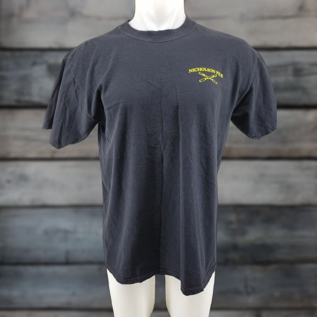 Jerzees Nicholson File Black Shirt Men's Size Large #1 Shirt Size US L / EU 52-54 / 3 - 1 Thumbnail