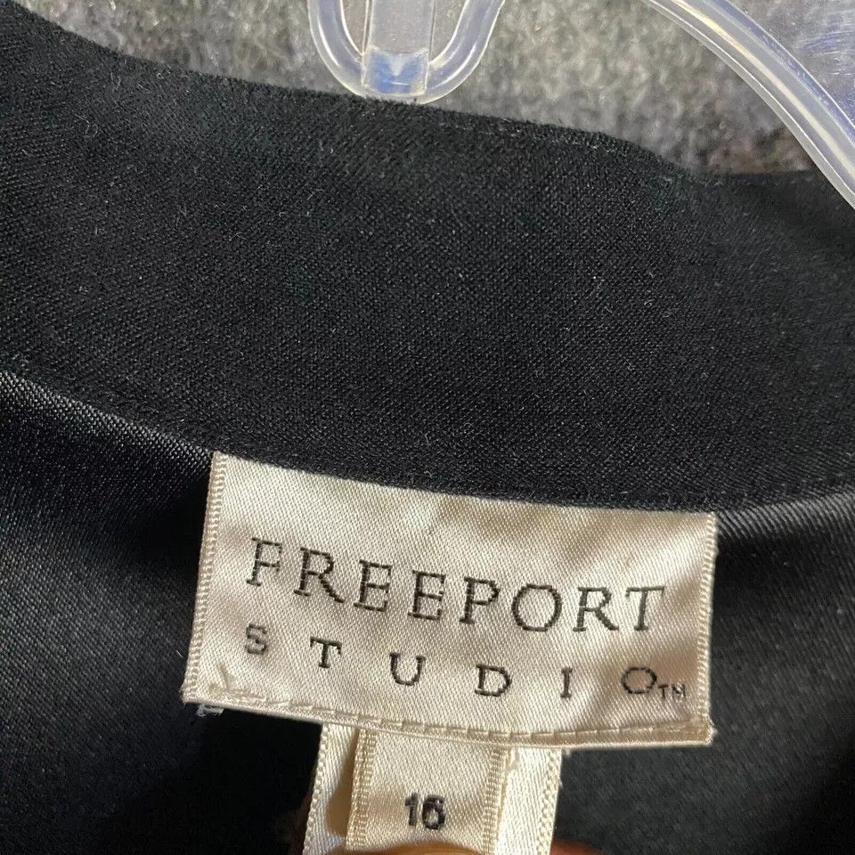 Other Freeport Studio Button Up Women 16 Velvet Polyester Adults Size XXL / US 16-18 / IT 52-54 - 3 Thumbnail