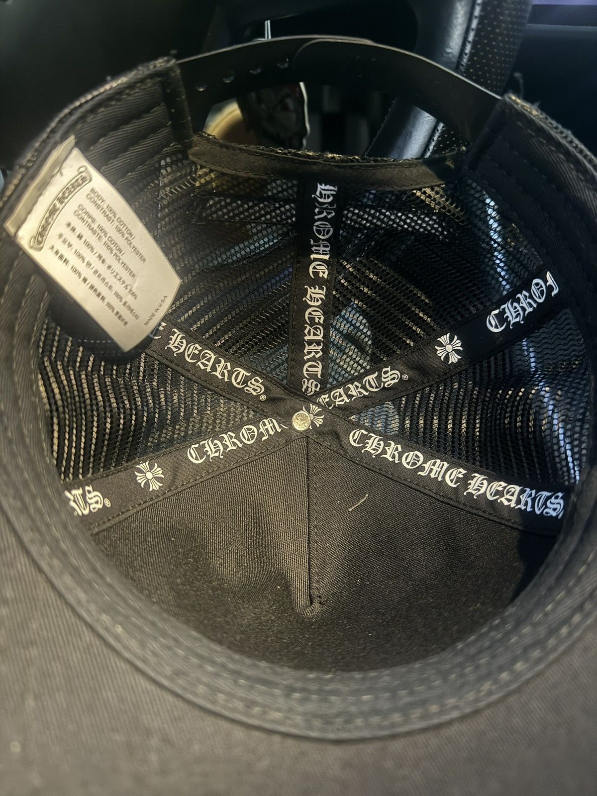Chrome Hearts CHROME HEART TRIPLE CROSS HOLLYWOOD TRUCKER Size ONE SIZE - 3 Thumbnail