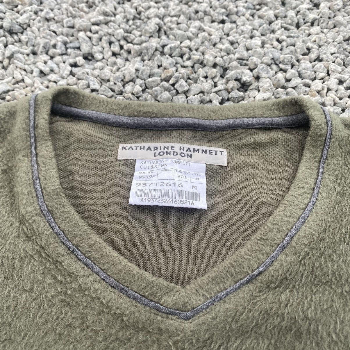 Katharine Hamnett London 1990s KATHARINE HAMNETT Kurt Kobain Mohair Green sweatshirt Size US M / EU 48-50 / 2 - 5 Thumbnail