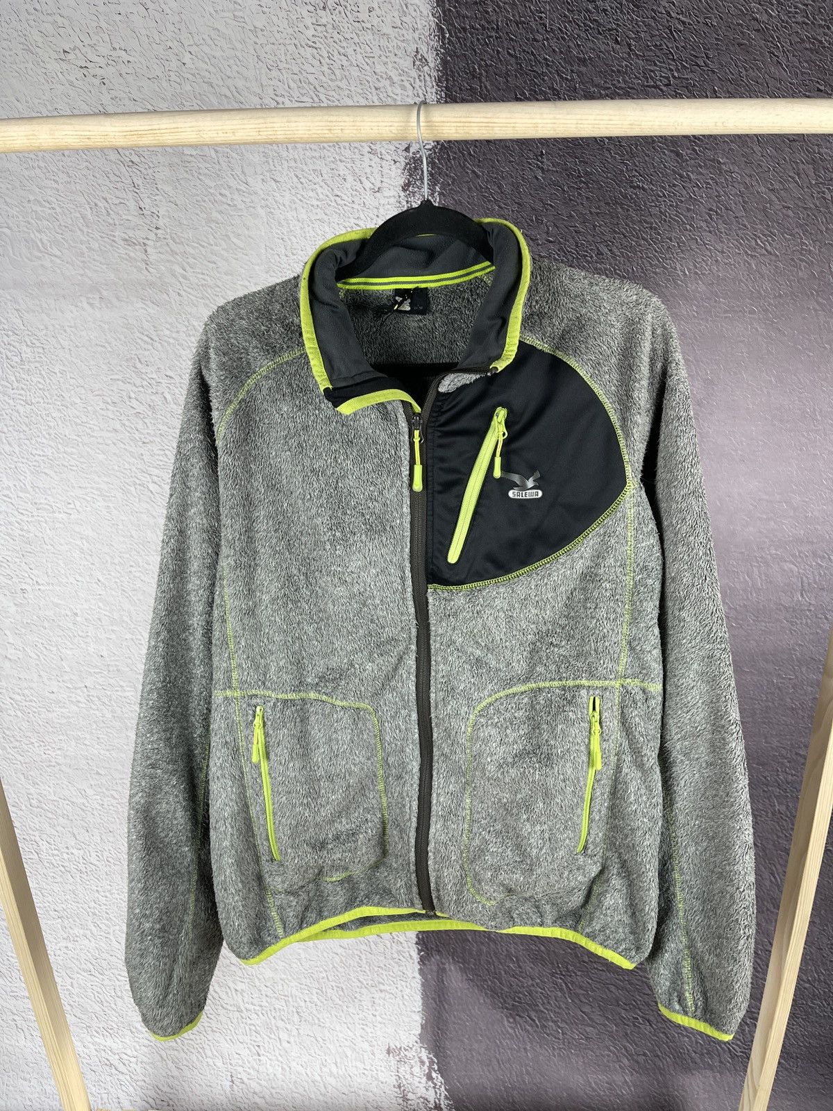 Vintage Salewa vintage Loft M jacket deep pile fleece Size US L / EU 52-54 / 3 - 2 Thumbnail