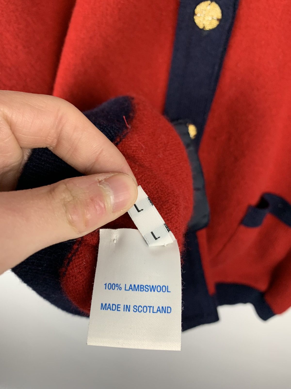 Designer Vintage White Of Hawick Wool Cardigan Buttons Women’s Size L Size L / US 10 / IT 46 - 7 Thumbnail