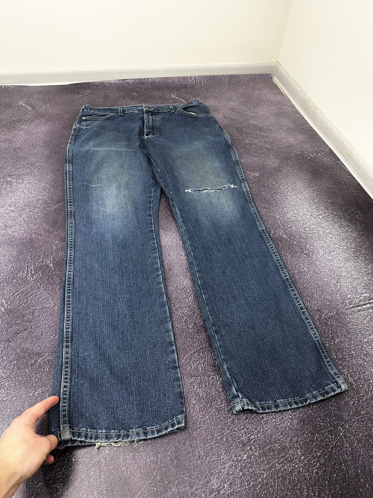 Dickies Vintage 90s Dickies USA Baggy Opium Faded Hype Work Jeans Size US 38 / EU 54 - 9 Thumbnail