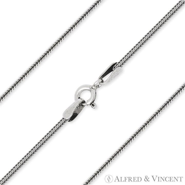 Other 1.2mm Bali-Wheat Link Chain 925 Sterling Silver Necklace 18" Size ONE SIZE - 1 Thumbnail