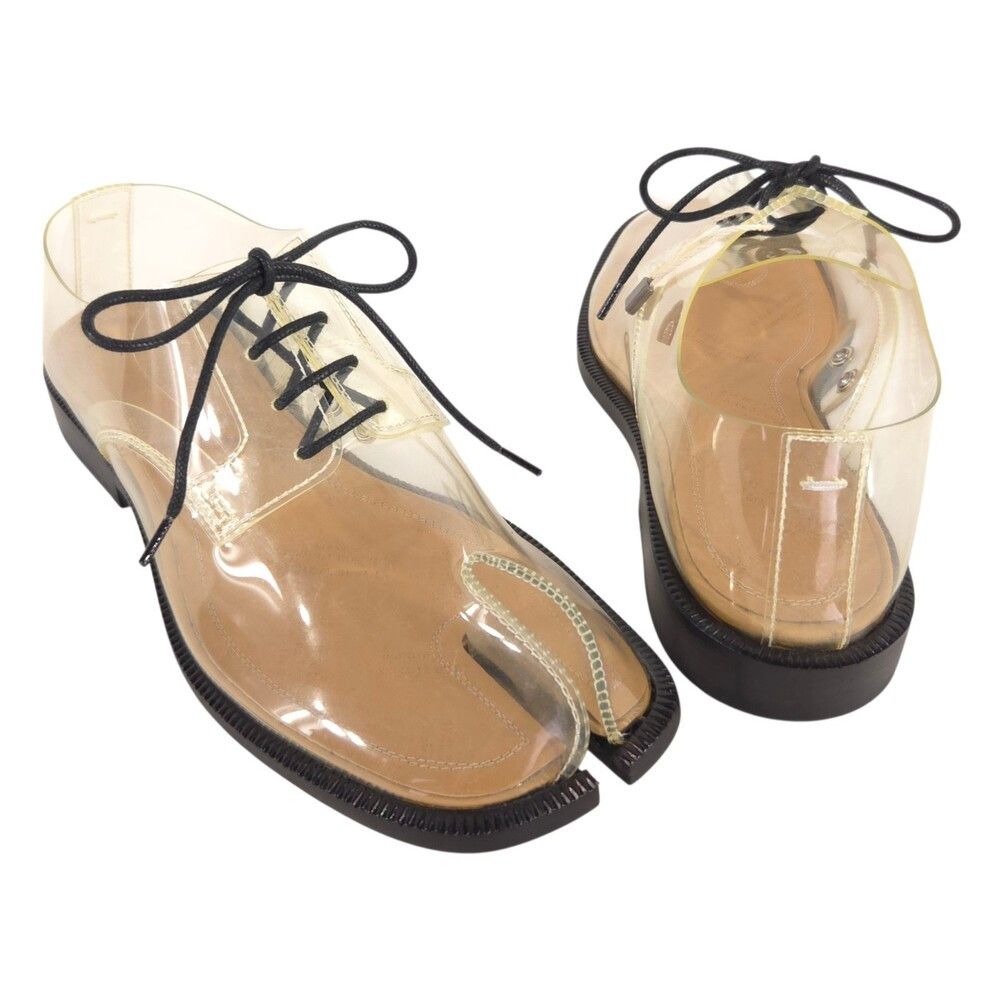 Maison Margiela Maison Margiela Tabi PVC Lace Up Shoes US 5 EU 35 Womens Size US 5 / IT 35 - 1 Thumbnail