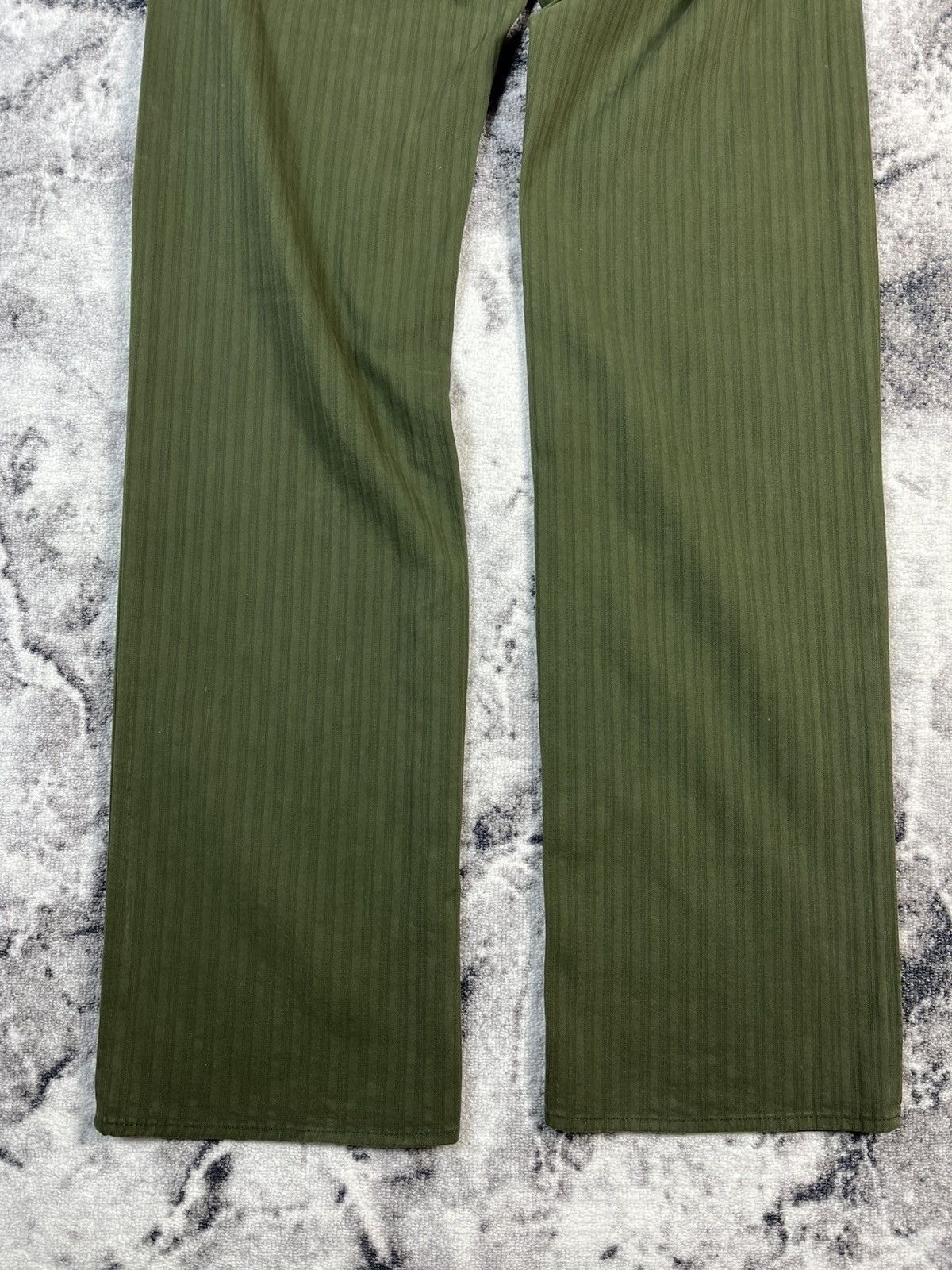 Versace Versace Olive Green Straight Fit Pants Made In Italy Size US 34 / EU 50 - 10 Thumbnail