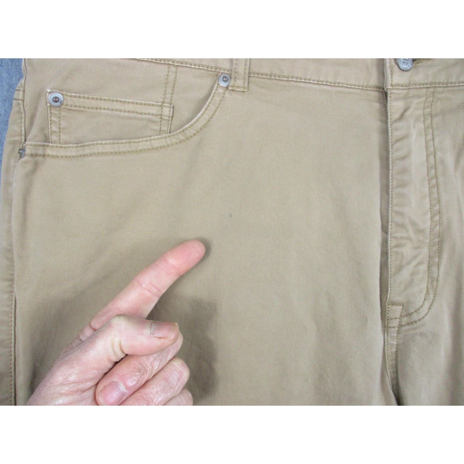Peter Millar Peter Millar Pants Mens 38x32 Beige Chino Straight Leg 5 Pocket Casual Khaki Shirt? Size US 38 / EU 54 - 4 Thumbnail