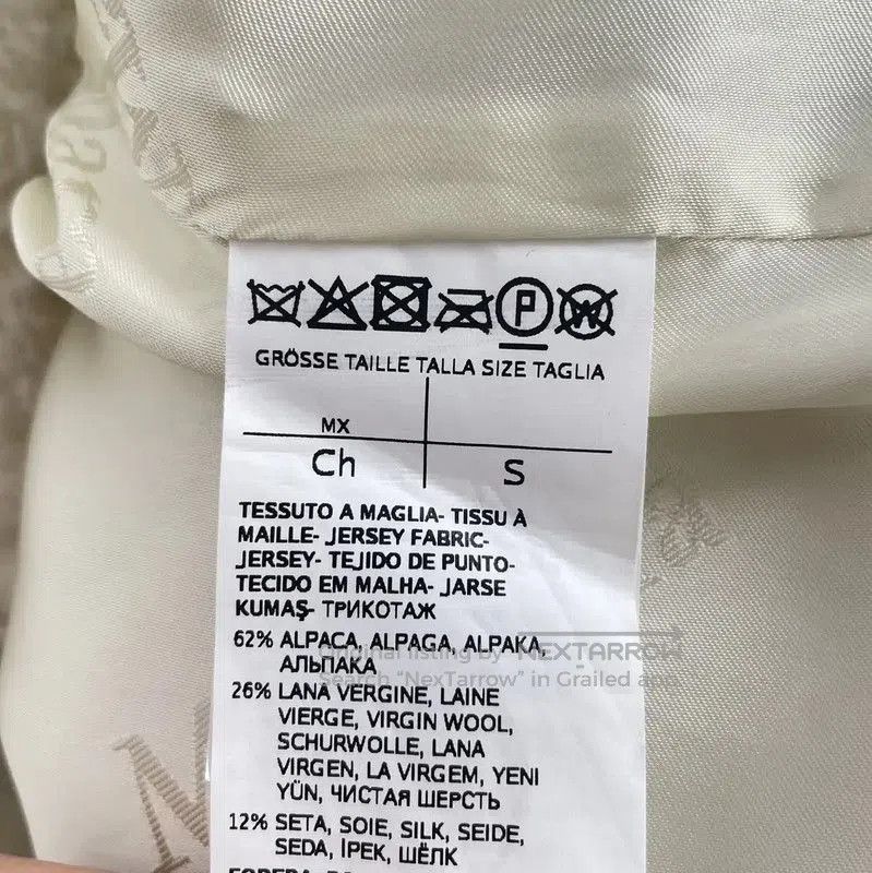 Max Mara MaxMara White Alpaca Wool Women's Coat . Size S / US 4 / IT 40 - 7 Thumbnail