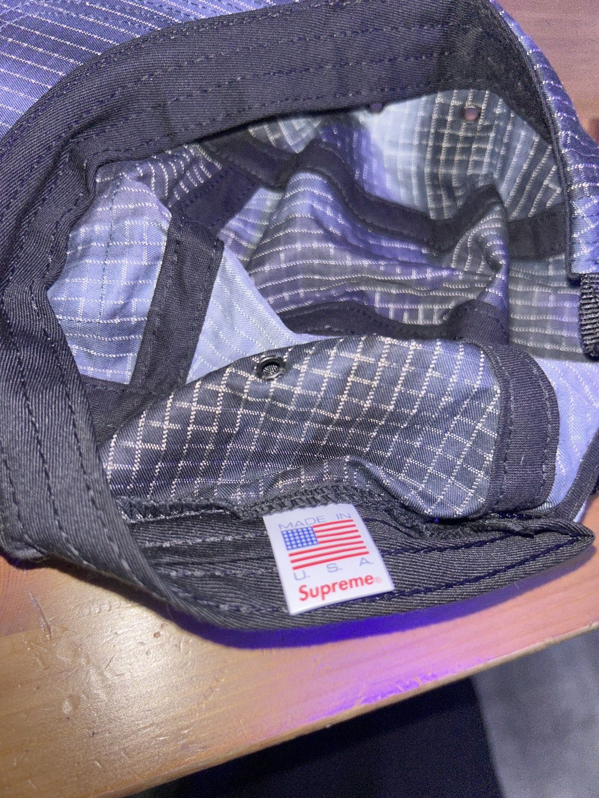 Supreme Blue Supreme tie die 5 panel hat Size ONE SIZE - 2 Thumbnail
