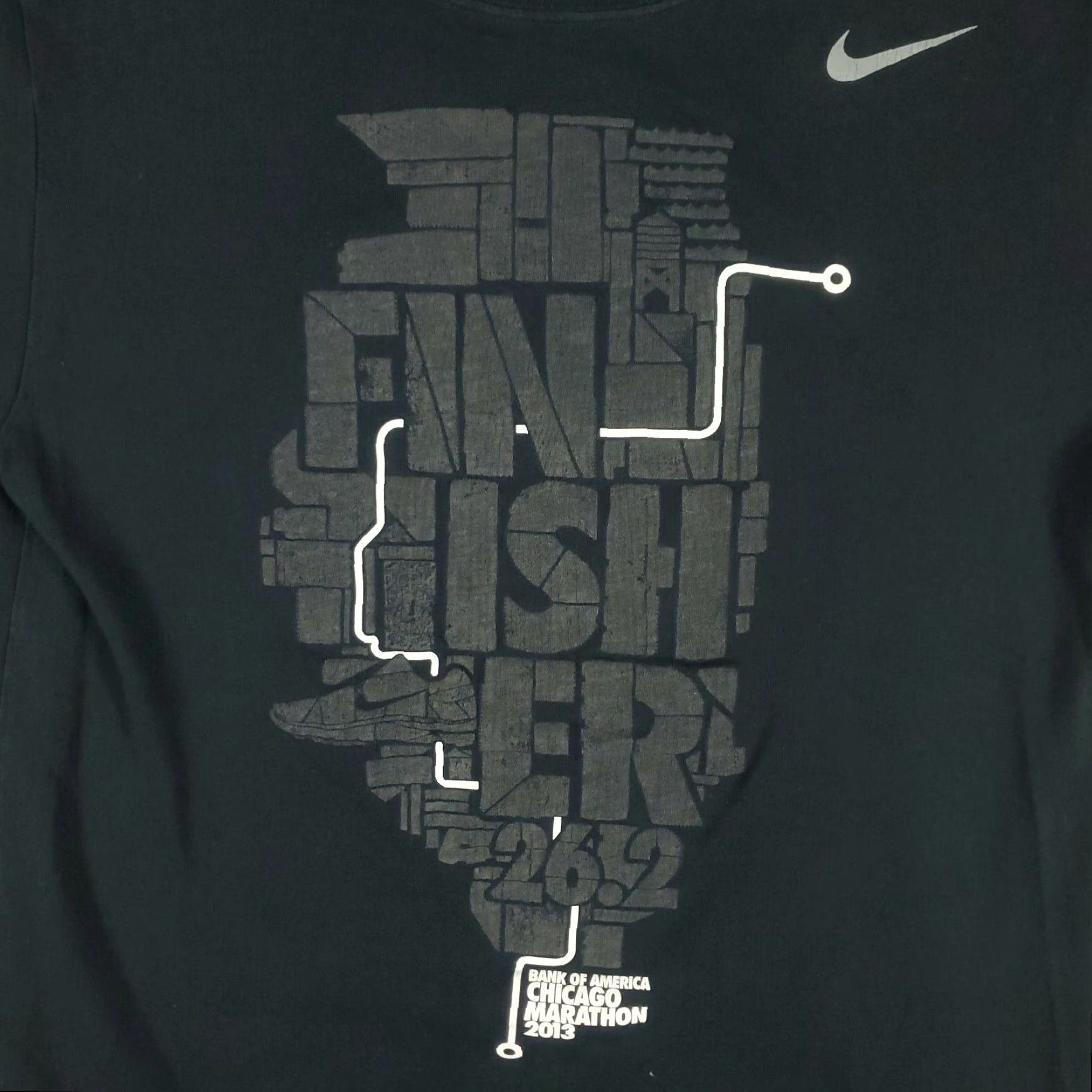 Nike Nike T Shirt Mens Size Small Black Swoosh Casual Short Sleeve Adult Size US S / EU 44-46 / 1 - 2 Thumbnail