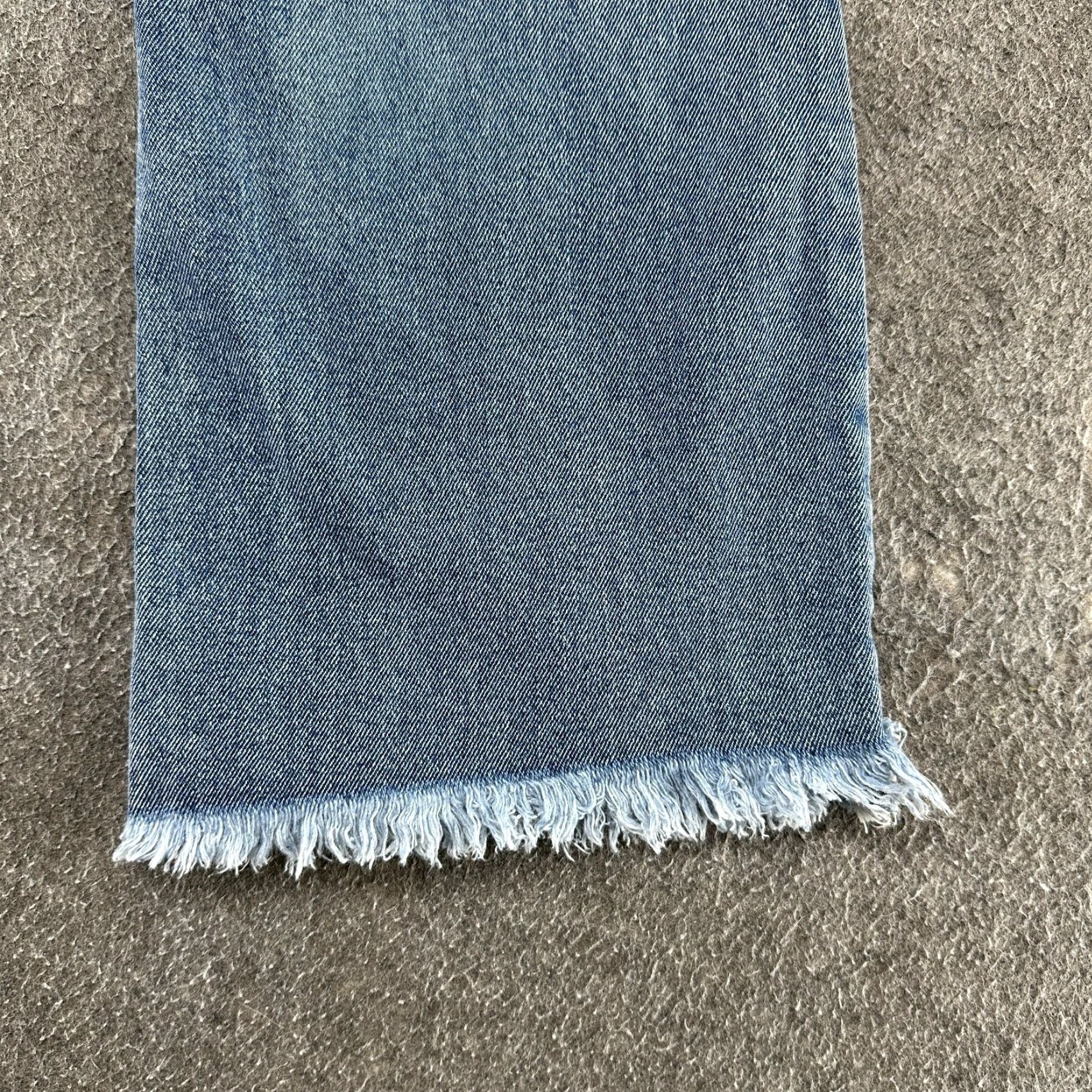 Denime VINTAGE Happily Grey Overalls Womens 3 Blue Denim Flare 70s Hippie Retro One-Piece Size 3 Size 26" / US 2 / IT 38 - 3 Thumbnail