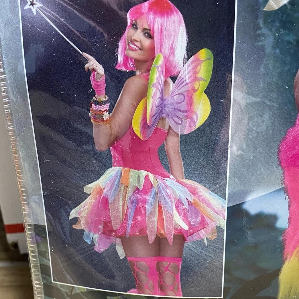Designer Sparkling Fairy Costume with Wings Size ONE SIZE - 10 Thumbnail