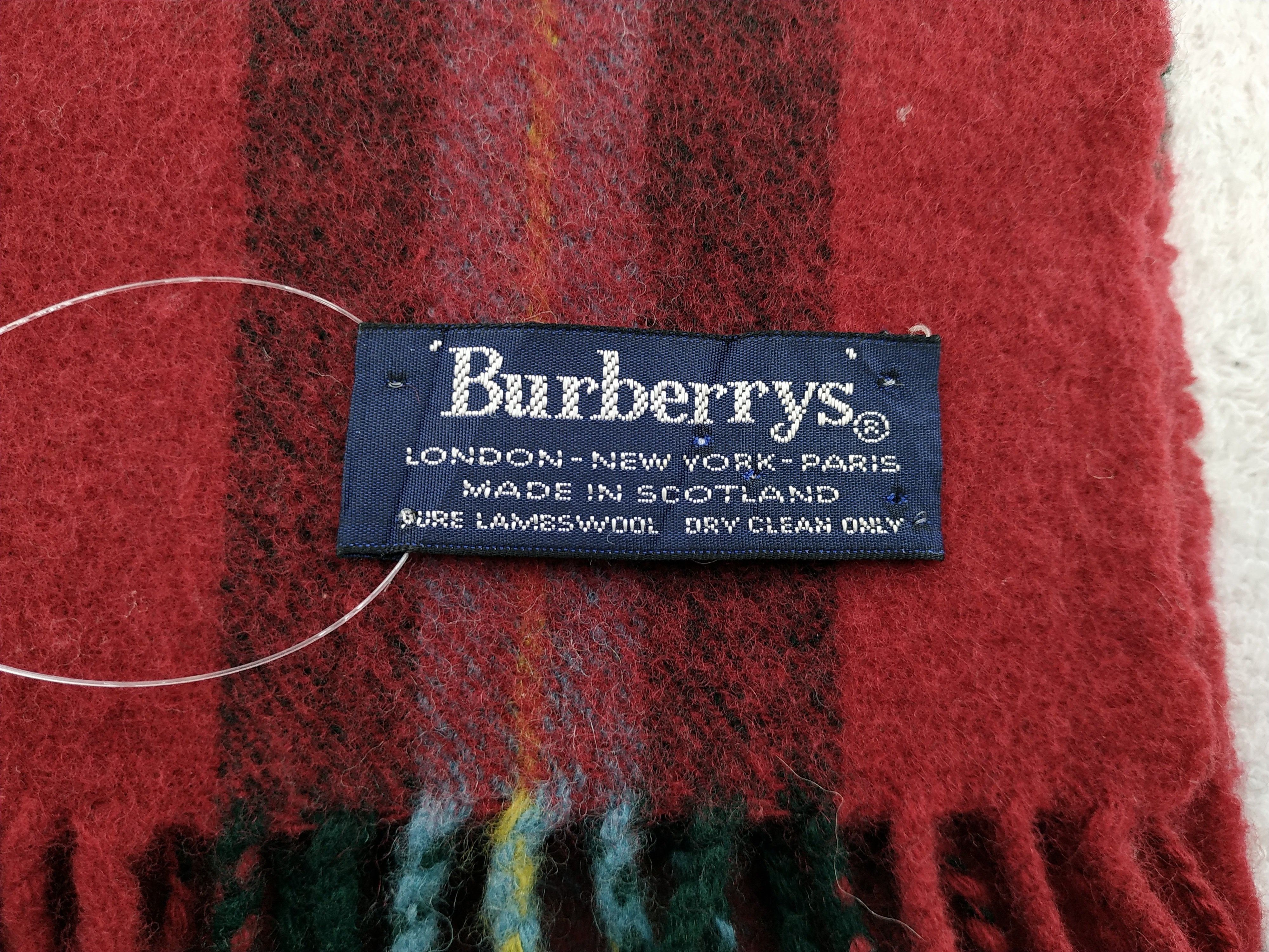 Burberry × Vintage Burberry Scarf / Muffler / Neckwear - WW136 Size ONE SIZE - 6 Thumbnail