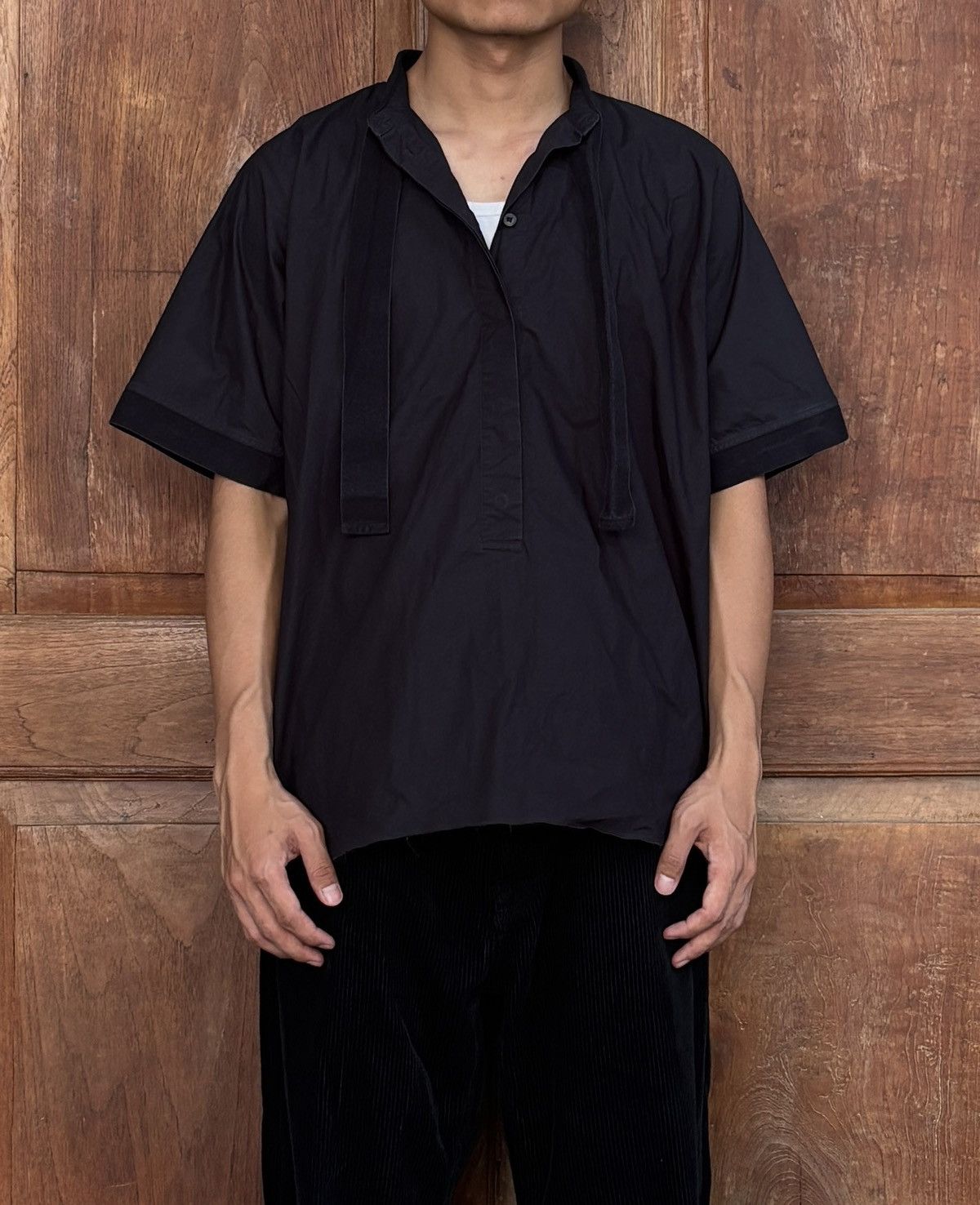 Maison Margiela FREE TAX! MM6 Ribbon Collared Shirt Size US M / EU 48-50 / 2 - 1 Thumbnail