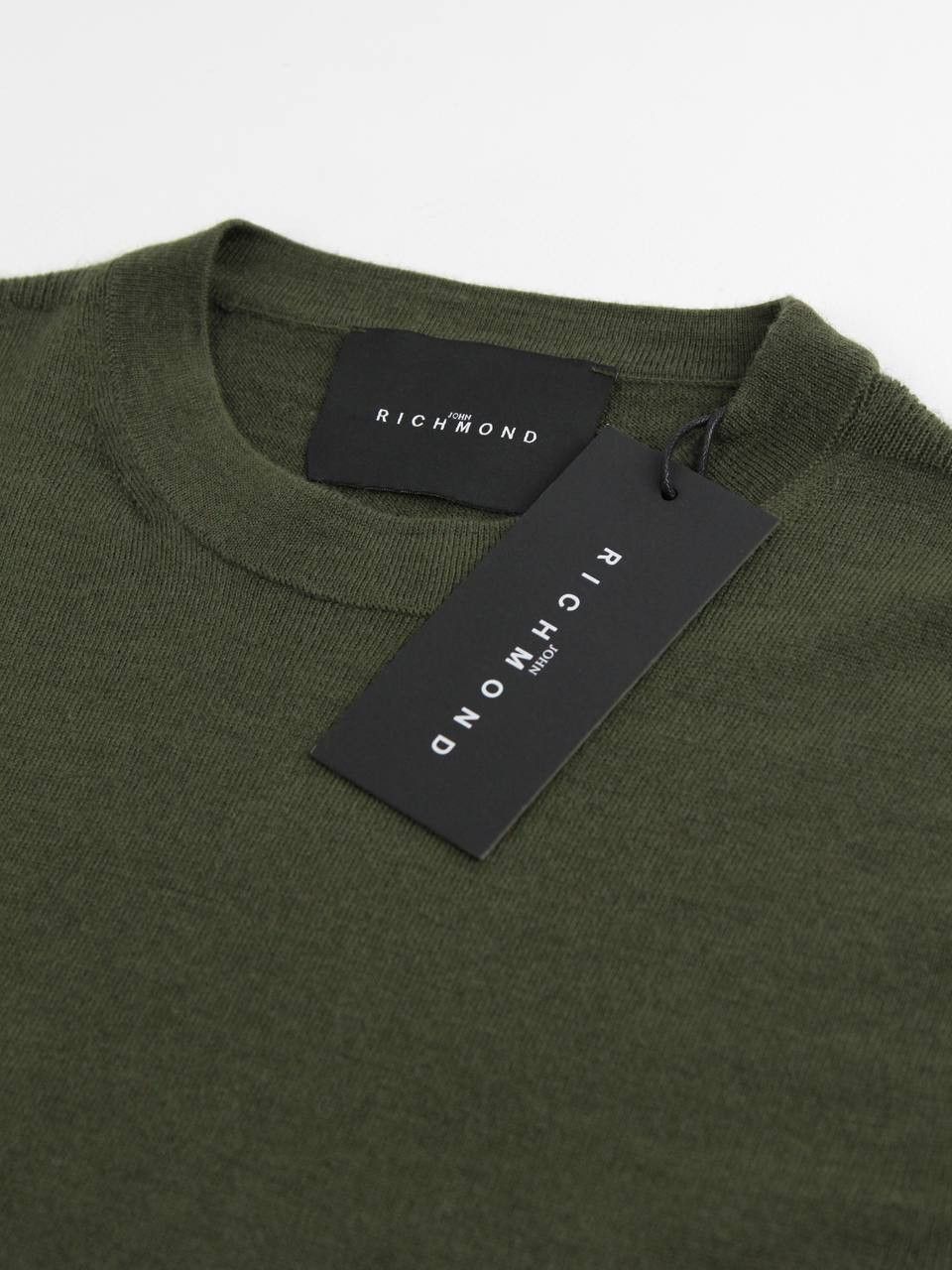 John Richmond JOHN RICHMOND Knitted woolen jumper with logo Size US M / EU 48-50 / 2 - 8 Thumbnail