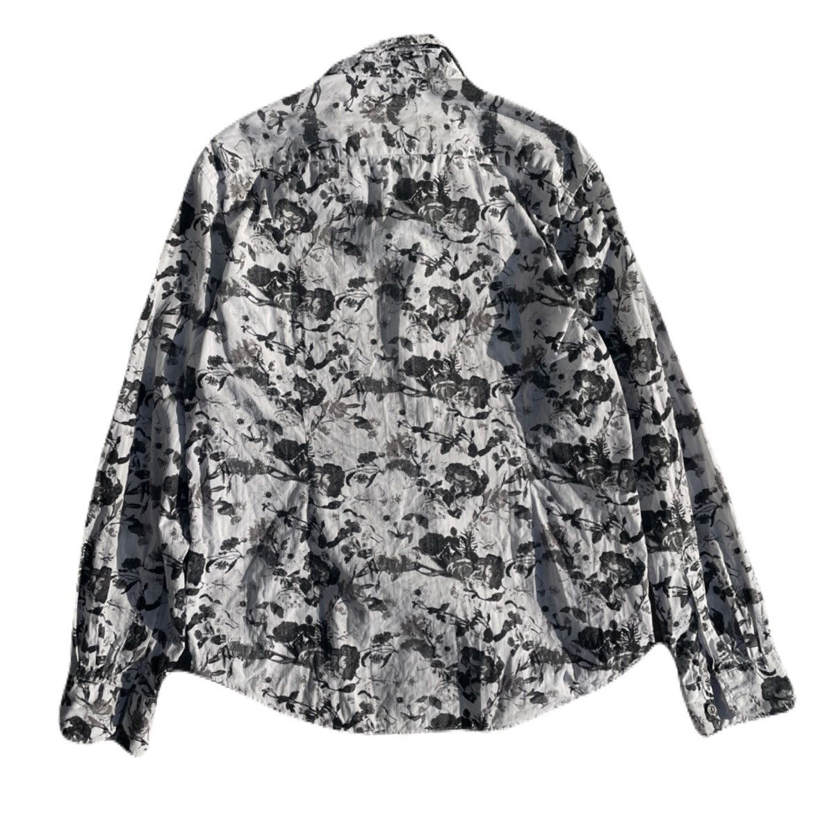 If Six Was Nine 2000s Japanese archive Vkei Floral Slim-fit Shirts Y2K Size US S / EU 44-46 / 1 - 4 Thumbnail