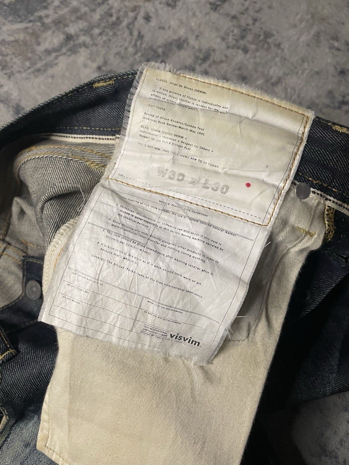Visvim Visvim ICT Aw03 Fluxus Overdye Python selvedge denim Size US 30 / EU 46 - 6 Thumbnail