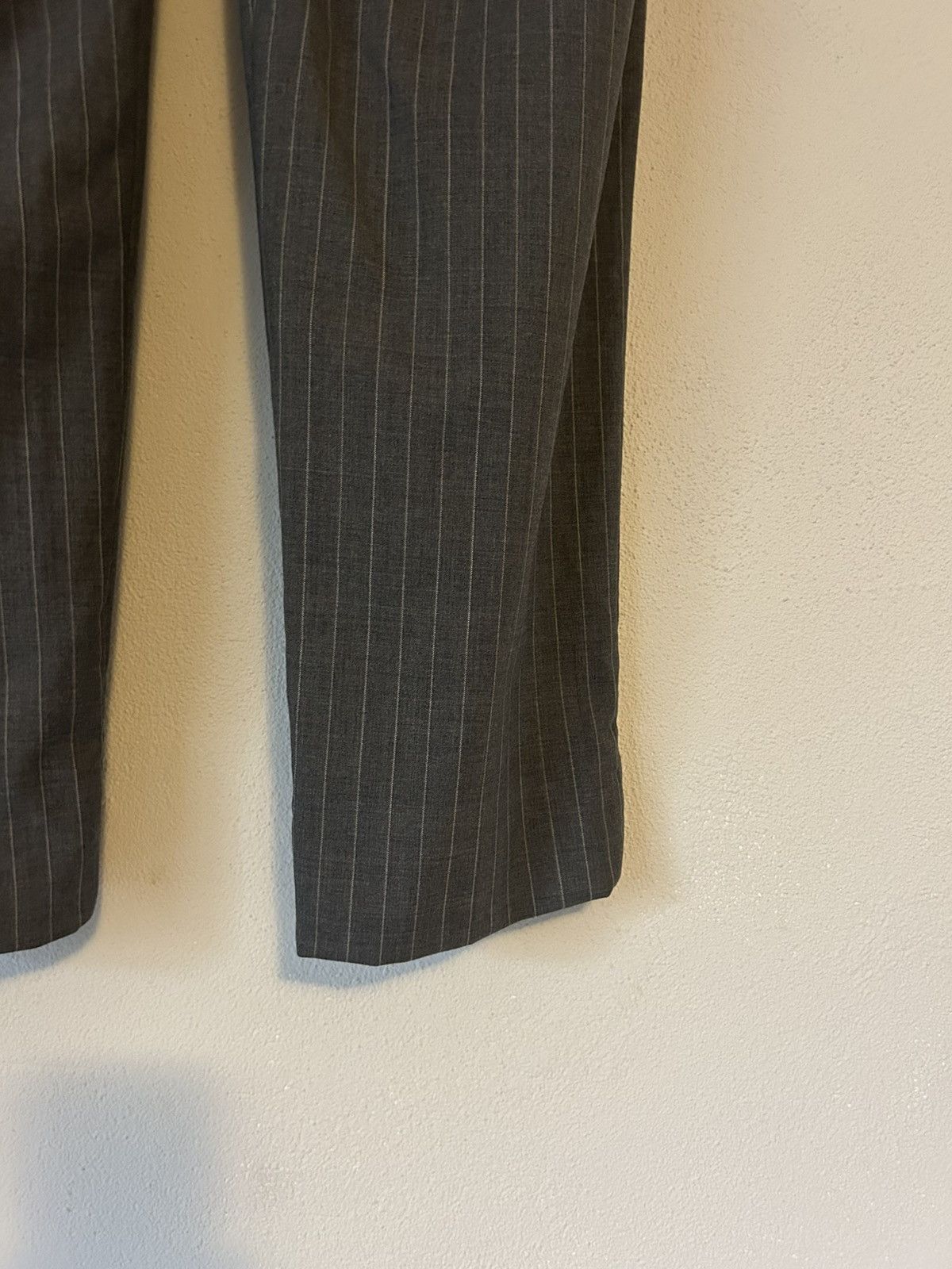 Brunello Cucinelli Brunello Cucinelli Pinstripe Wool Pants Size US 32 / EU 48 - 13 Thumbnail