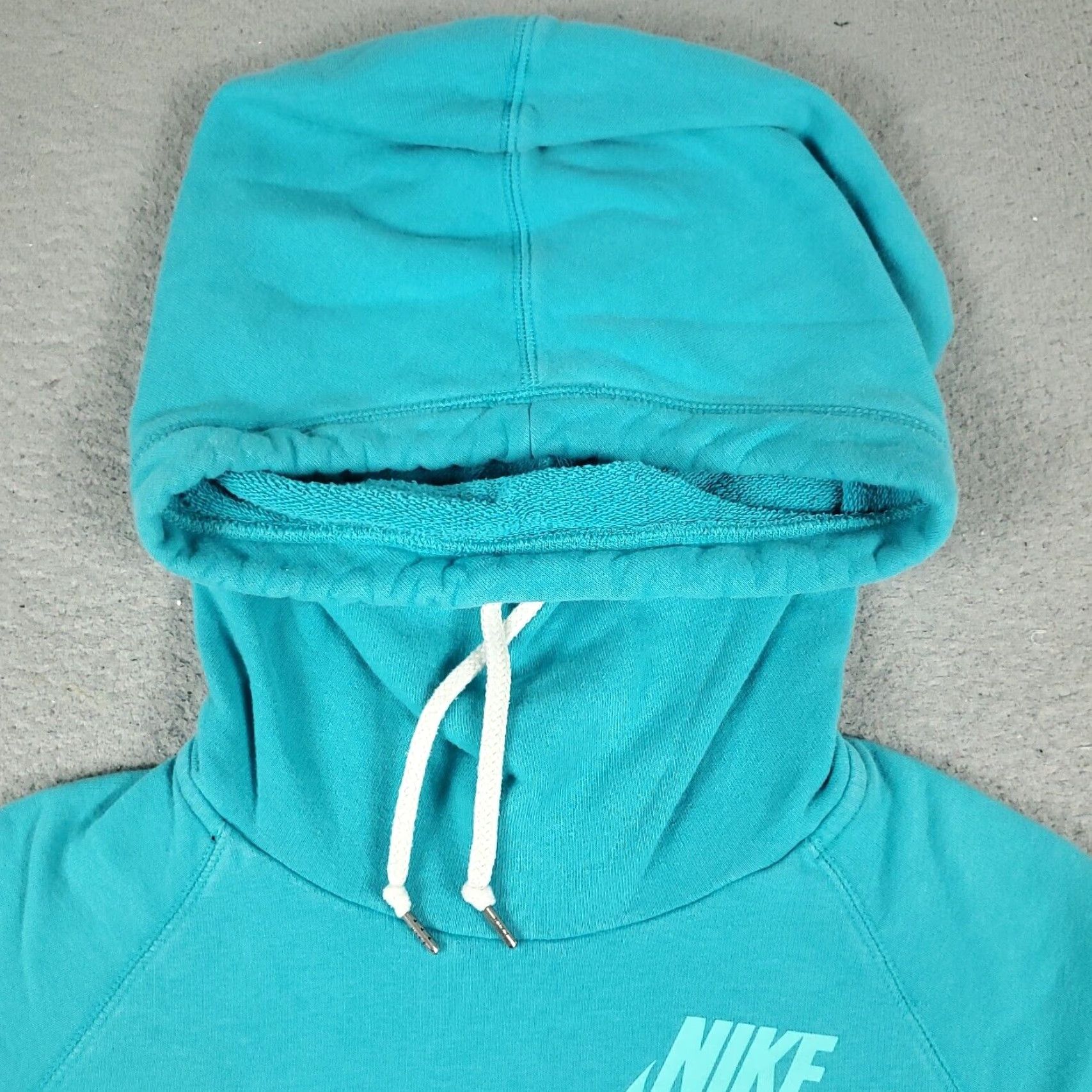 Nike Nike Hoodie Womens Small Blue Pullover Sweatshirt Swoosh Activewear Size S / US 4 / IT 40 - 2 Thumbnail