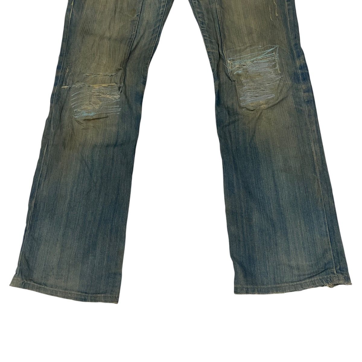 Devilock Vintage Devillock Distressed Denim jelas W33 Size 32" / US 10 / IT 46 - 2 Thumbnail