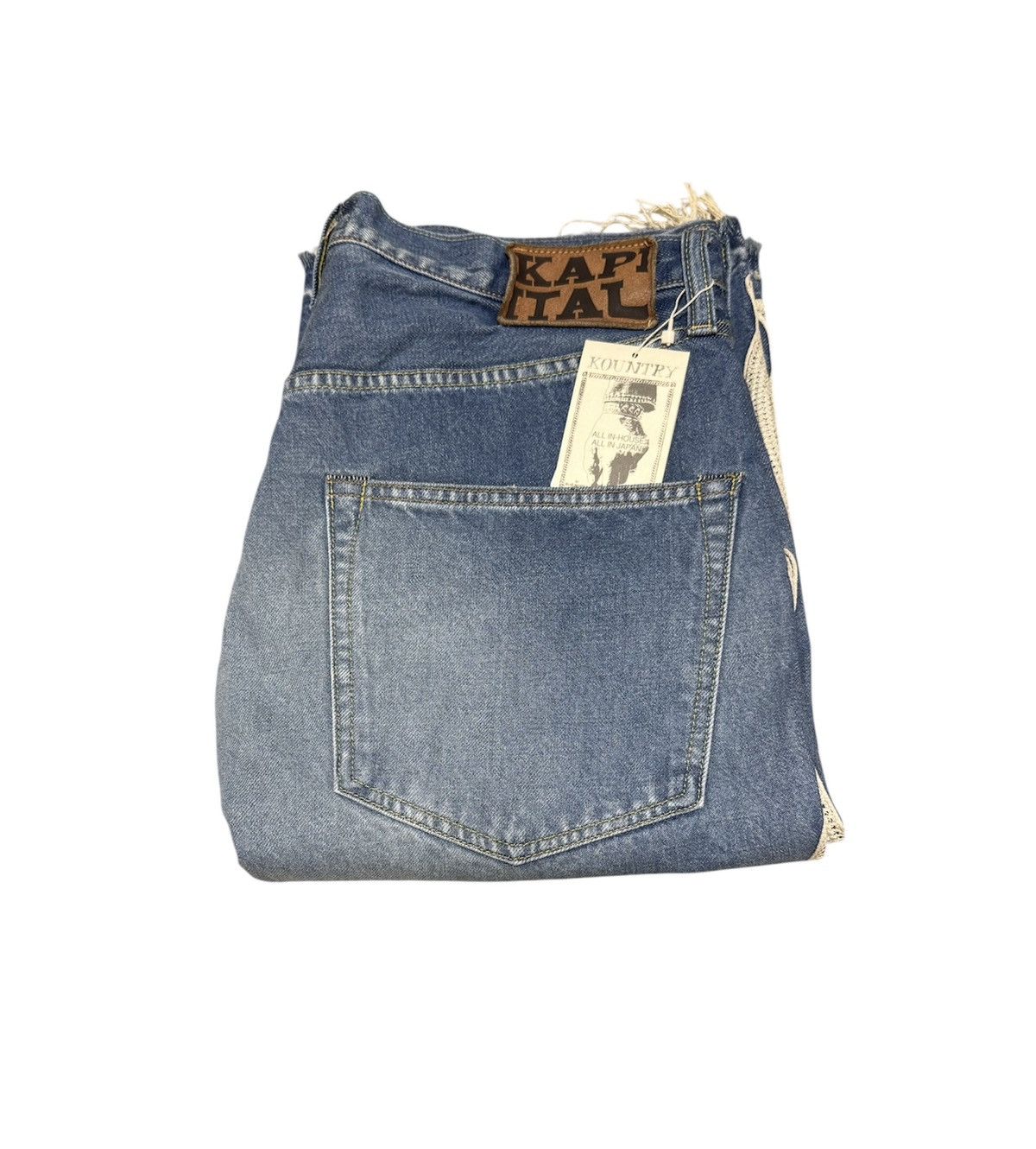 Kapital KAPITAL 14oz Bone short denim 34 Size US 34 / EU 50 - 3 Thumbnail