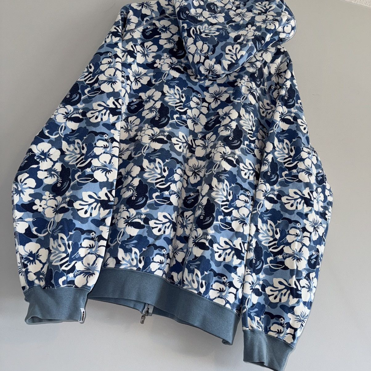 Bape Vintage Nigo Era Aloha Camo Full Zip Up Hoodie Sweater Size US XL / EU 56 / 4 - 6 Thumbnail