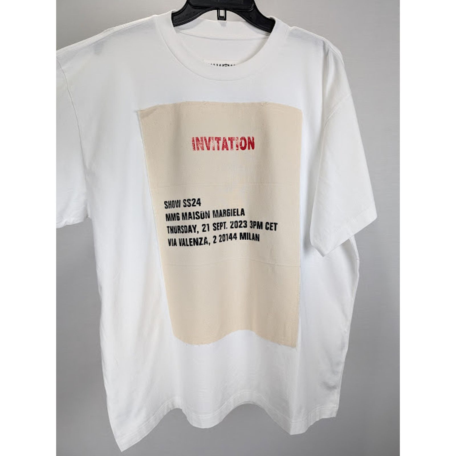 Maison Margiela o1rshd1 T-Shirt in White Size US S / EU 44-46 / 1 - 7 Thumbnail